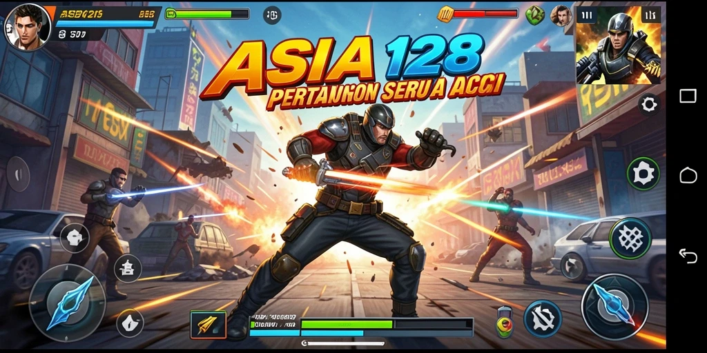 Screenshot permainan ASIA128 dengan aksi yang memukau.