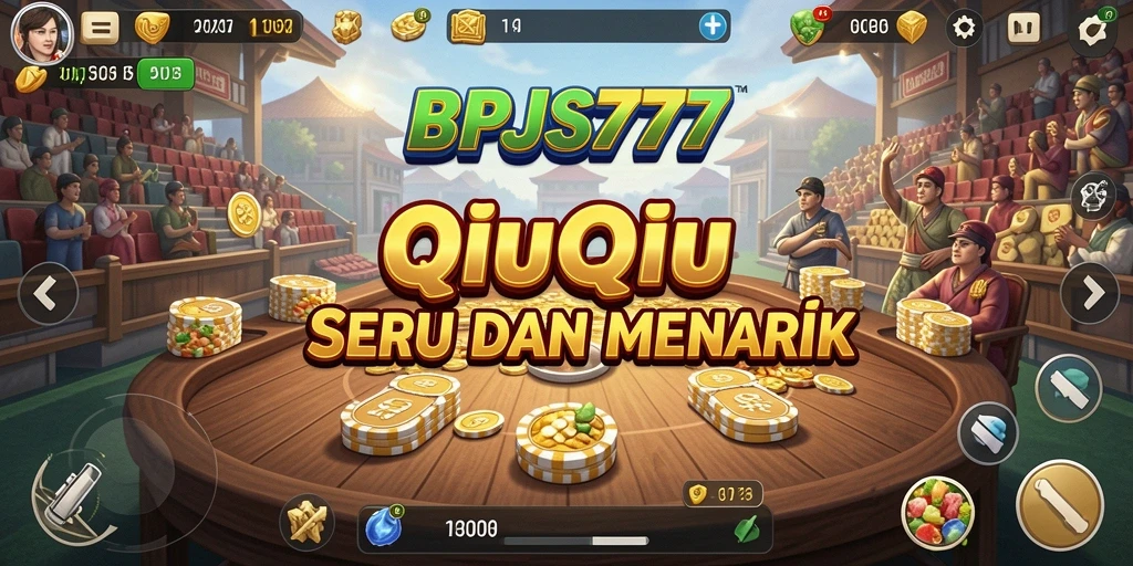 Tampilan gameplay QiuQiu yang seru di BPJS777.
