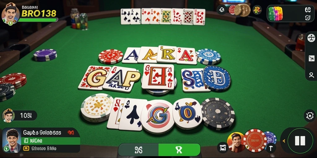 Tampilan menarik saat bermain Gaple di BRO138.