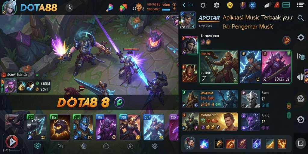 Tampilan gameplay DOTA88 yang seru dan interaktif.