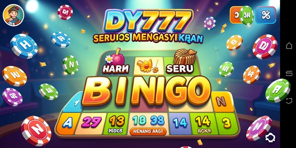 Tampilan gameplay seru Bingo di DY777 yang menantang.