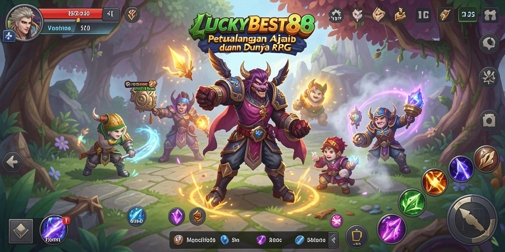 Tampilan permainan RPG LUCKYBEST88 yang menakjubkan.
