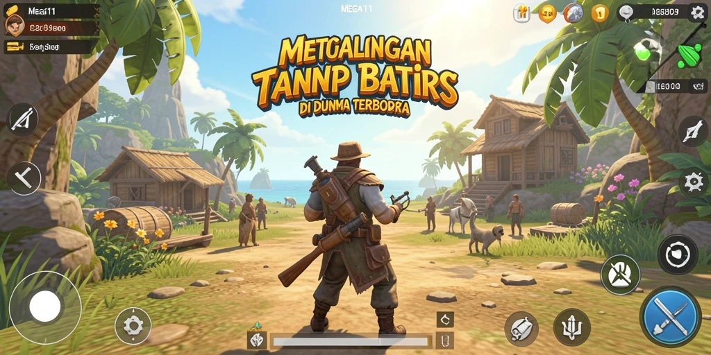 Gameplay menakjubkan di dunia terbuka MEGA111.