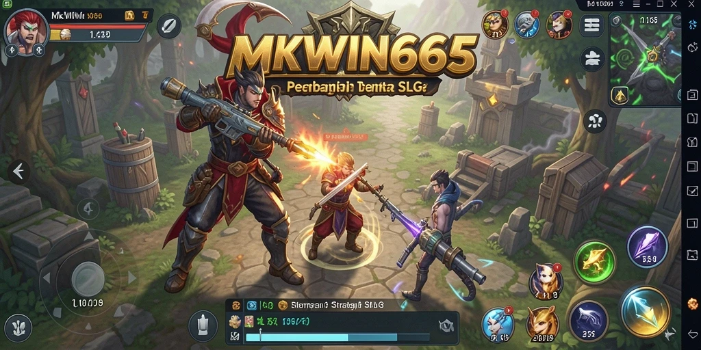 Gameplay mendebarkan dari MKWIN666 yang menampilkan aksi SLG berbasis strategi.