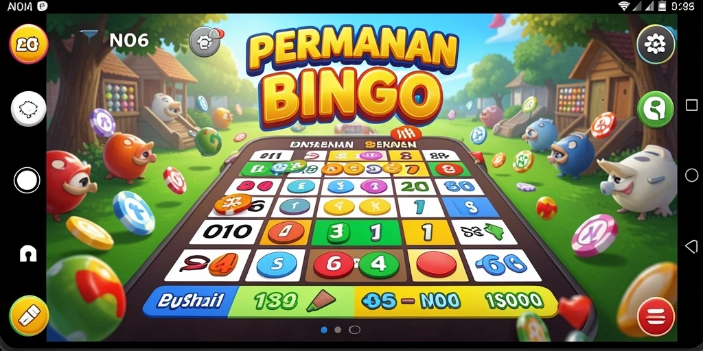 Tampilan gameplay Bingo yang seru dan interaktif di N06.