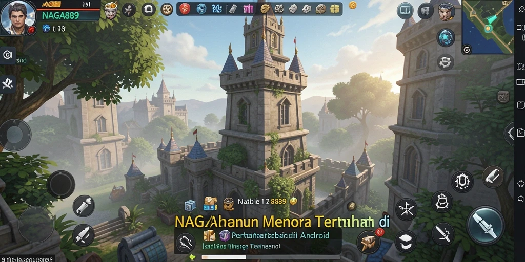 Screenshot gameplay NAGA889 menampilkan aksi menara pertahanan yang strategis.