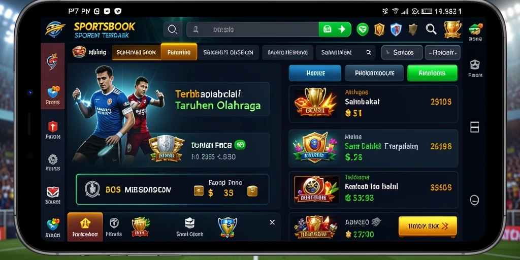Tampilan gameplay PP7 yang menarik dan interaktif untuk taruhan olahraga.