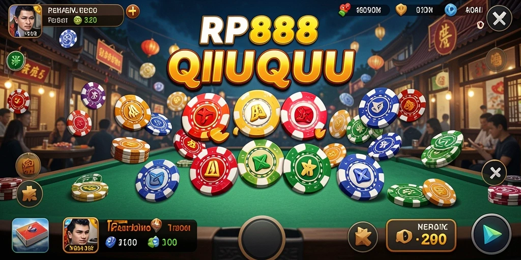 Tampilan menarik saat bermain QiuQiu di RP888.