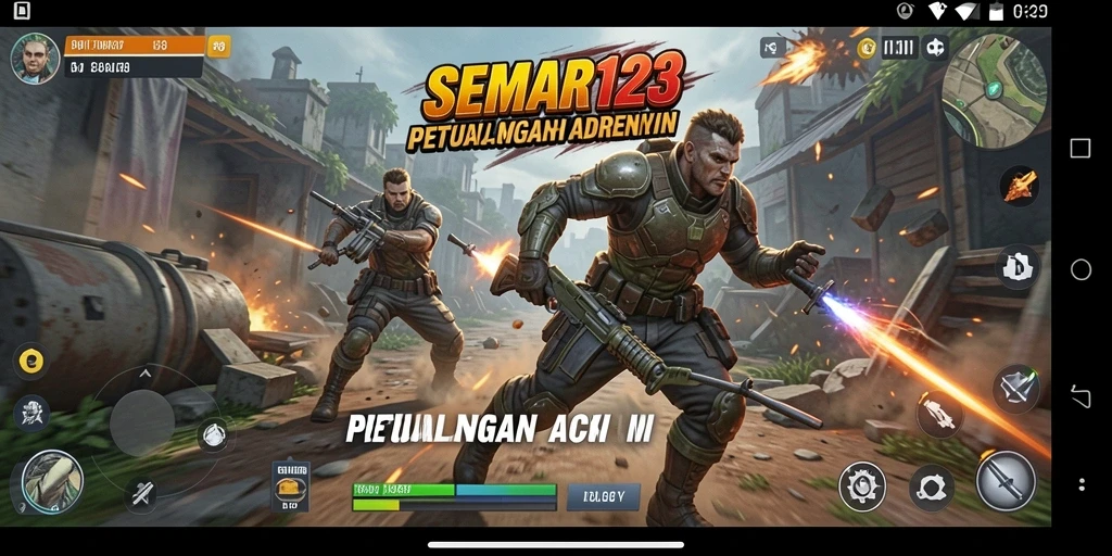 Tampilan gameplay SEMAR123 yang menegangkan dan penuh aksi.